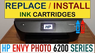 HP Envy Photo 6200 Ink Replacement  Installation Video [upl. by Callean590]