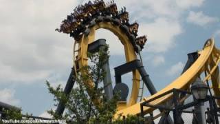 Batman The Ride Offride HD Six Flags Over Texas [upl. by Cilo736]