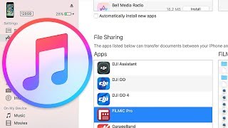 2017 How to transfer files using iTunes File Sharing [upl. by Noeht]