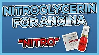 Nitroglycerin Nitro Nursing Drug Card Simplified  Pharmacology [upl. by Iret]