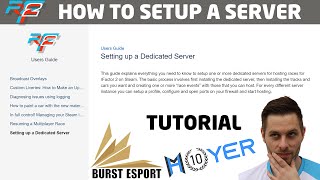 rFactor 2 Dedicated Server  Tutorial How to Setup a Server [upl. by Areval]