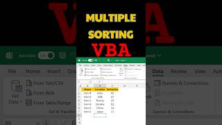 Excel VBA Tutorial Data Sorting [upl. by Patsy]