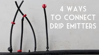 Desert Gardening Basics How to Install Drip Emitters [upl. by Kirad]