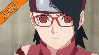 SARADA VS ARAYA  EXAME CHUNIN BORUTO  ANIMES7 [upl. by Urquhart682]