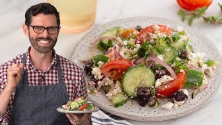 Easy Greek Salad Recipe [upl. by Marteena63]