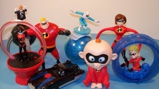 McDONALDS THE INCREDIBLES FULL SET COLLECTION 18 VIDEO REVIEW [upl. by Jeroma]