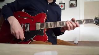 Hofner verythin review clean sound examples [upl. by Eittik]