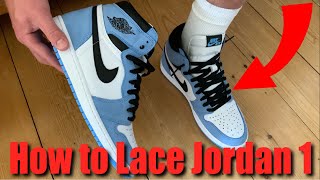 How to Lace Jordan 1  Loosely [upl. by Meir]