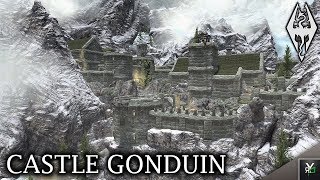 CASTLE GONDUIN Castle Player Home Xbox Modded Skyrim Mod Showcase [upl. by Assilav]