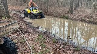 Riding the Honda foreman 450 [upl. by Ynahpit]