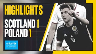 HIGHLIGHTS  Scotland 11 Poland  International Friendly [upl. by Ddej]