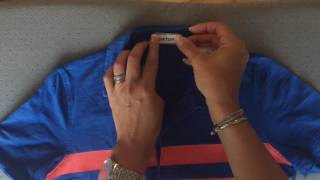 How to iron on Dymo LetraTag labels for clothing [upl. by Grogan]