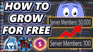 How to Grow Your Discord Server for FREE 2022 [upl. by Erle]