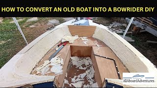 Boat conversion into Bowrider [upl. by Varrian]