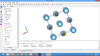 Export as cif from vesta jp mineral to wien2k [upl. by Eillod]