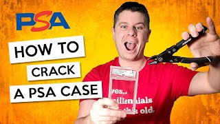 How to Crack a PSA Case Safely  Cracking a PSA Slab [upl. by Syramad506]