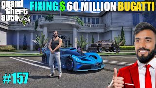 REPAIRED amp DELIVER CRASHED BUGATTI TO LIBERTY CITY  GTA V TECHNO GAMERZ GAMEPLAY 157 [upl. by Lahtnero]