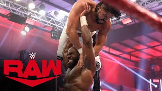 Kevin Owens amp Apollo Crews vs Andrade amp Angel Garza Raw June 1 2020 [upl. by Hairakcaz]