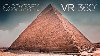 Pyramids of Egypt Virtual Tour  VR 360° Travel Experience [upl. by Tessy401]