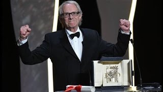 Cannes 2016 Ken Loach Wins Palme DOr With I Daniel Blake [upl. by Odlanyar]