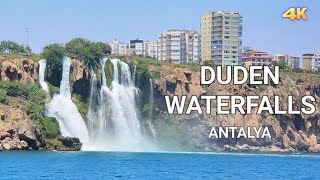 DUDEN WATERFALLS  ANTALYA TURKEY 4K [upl. by Friedland]