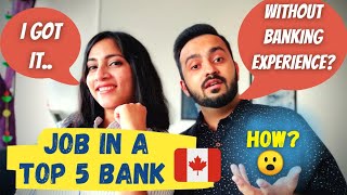 RECRUITER EXPLAINS  How to get a Bank job in Canada for new immigrants 🇨🇦 [upl. by Nnaitsirhc703]