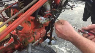 Gravely Walk Behind Tractor  Carb Removal amp Disassembly [upl. by Aryad341]