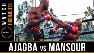 Ajagba vs Mansour HIGHLIGHTS March 9 2019 — PBC on FOX [upl. by Dnamron]