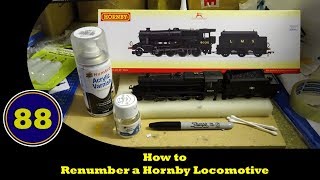 How to Renumber a Model Locomotive  Made Easy [upl. by Ydal]