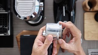 How to modify the Portafilter DeLonghi Dedica EC685 using a non pressurized filter basket and test [upl. by Odla]