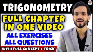 Trigonometry  Trigonometry Class 10 Chapter 8  Maths Full Chapter ConceptExercisesBasicsHindi [upl. by Arekat431]