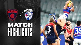 Melbourne v Western Bulldogs Highlights  Round 19 2021  AFL [upl. by Asenej961]