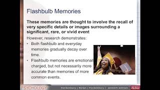 Introduction to Psychology Chapter 6 Memory Part 1 [upl. by Guthrie64]