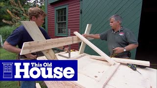 How to Build A Picnic Table  This Old House [upl. by Idnew525]