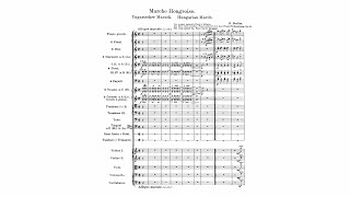 Berlioz Hungarian March Rákóczi March H 109 with Score [upl. by Akinas379]