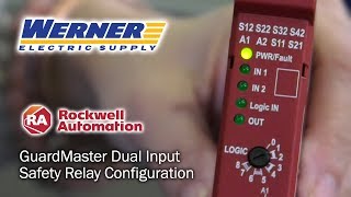 How To Configure A Guardmaster Safety Relay [upl. by Rimidalv]