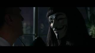 V Catches Creedy and Makes Him a Deal  V for Vendetta 2005  Movie Clip HD Scene [upl. by Tandi51]