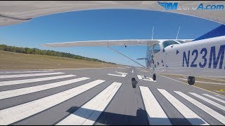 Gusty Crosswind Landings  MzeroA Flight Training [upl. by Theis]