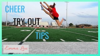 CHEER TRYOUTS MIDDLE SCHOOL TIPS [upl. by Lonyer]