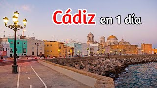 📌 CÁDIZ 4K ¿Qué ver y hacer 1 día en la Capital 10 lugares que ver y hacer  Andalucía 9 España [upl. by Eelhsa]