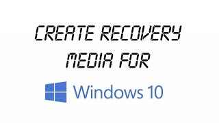 How to create Windows 10 Recovery MediaDiskDVD with Automatic Repair [upl. by Assilram668]