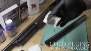 Birchwood Casey Gun Bluing  How To Cold Blue [upl. by Essile]