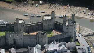 Caernarfon Castle Wales  Visit Britain  Unravel Travel TV [upl. by Lerud950]