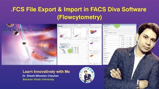 FCS File Export amp Import in BD FACSDiva Software Flowcytometry [upl. by Aracahs]