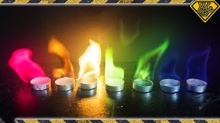 DIY Rainbow Fire The TKOR Guide On How To Make Colored Flame Easy Rainbow Fire317 [upl. by Hsakaa]