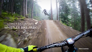 Mountain Biking the lower Whistler Bike Park [upl. by Anirehc908]