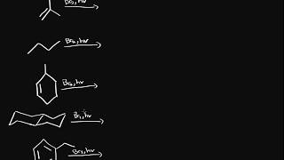 Organic chemistry  Predicting monobromination products [upl. by Gnni]