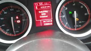 Oil change warning reset on Alfa Romeo 159 [upl. by Lebama52]