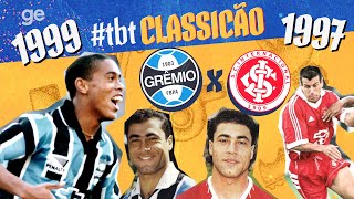 TEM QUE RESPEITAR O GRENAL 🔵🔴  Relembre os CLÁSSICOS HISTÓRICOS  Classicão  BAÚ  geglobo [upl. by Kissel]