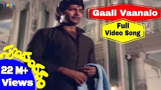 ఈ పాటకు పోటీ ఏ లేదుTimeless Heartbreak Gaali Vaanalo Song From Swayamvaram Shoban Babu Jayaprada [upl. by Eelir535]